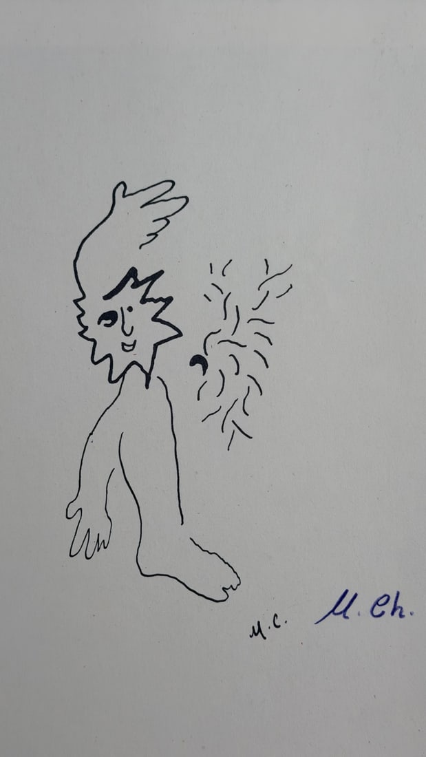 4pc Marc Chagall Book Cover & Lithographs - 3