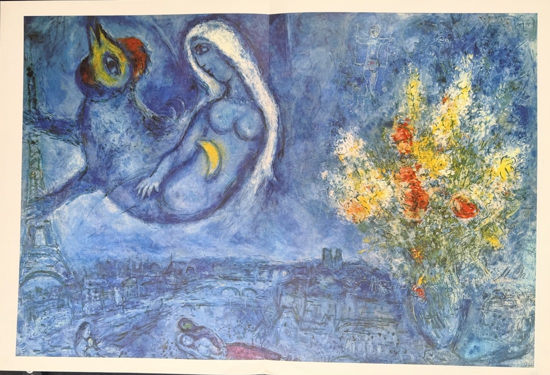 4pc Marc Chagall Book Cover & Lithographs - 7