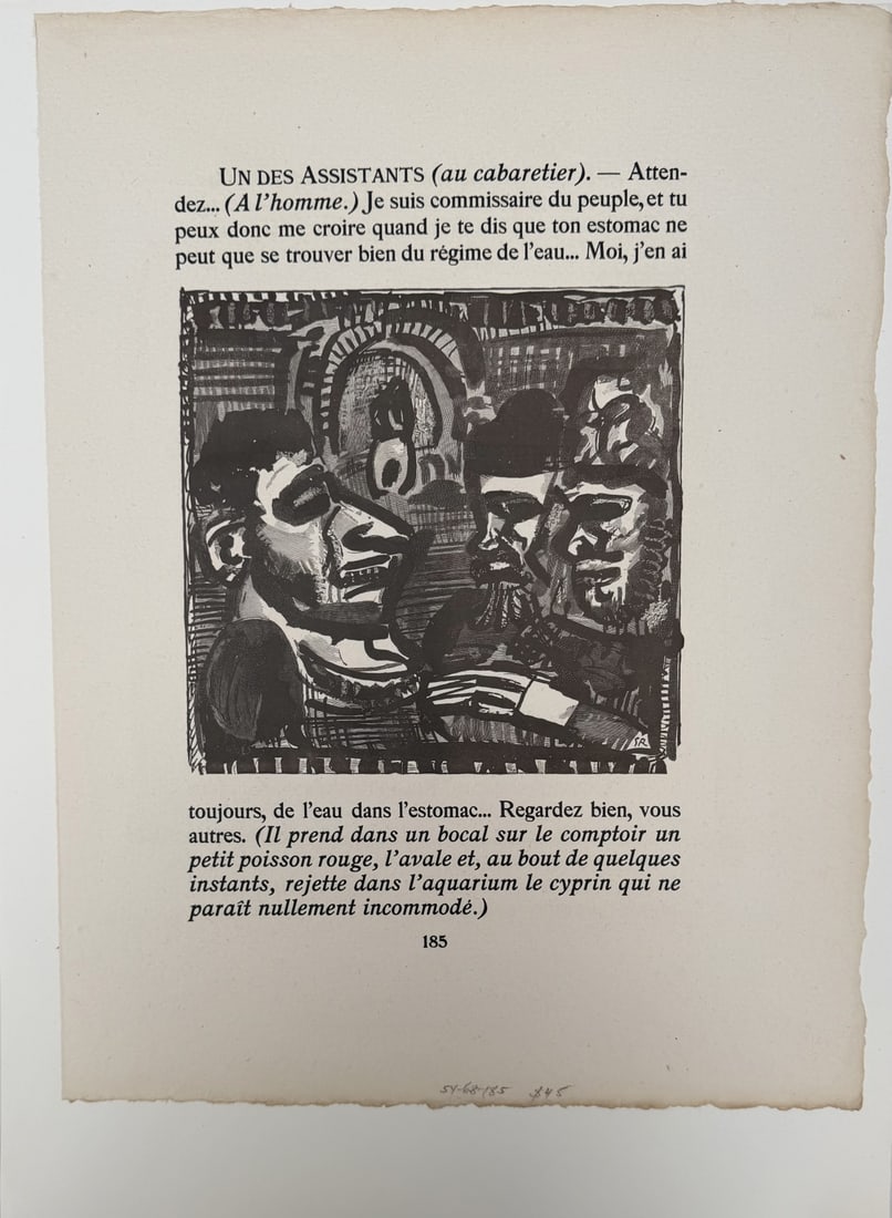 Georges Rouault (French 1871-1958) Wood Engraving (1 of 3)