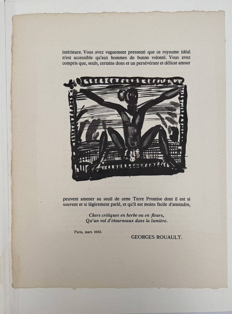Georges Rouault (French 1871-1958) Wood Engraving (1 of 3)