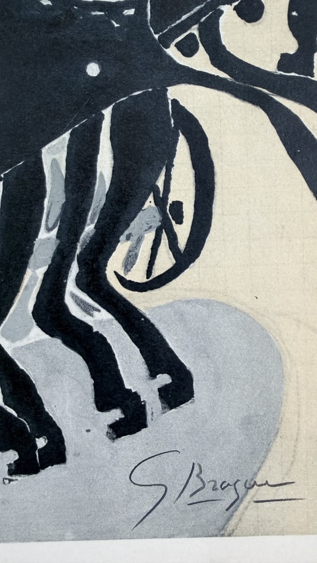 6pc Georges Braque (1882-1963) "Verve" Signed - 13