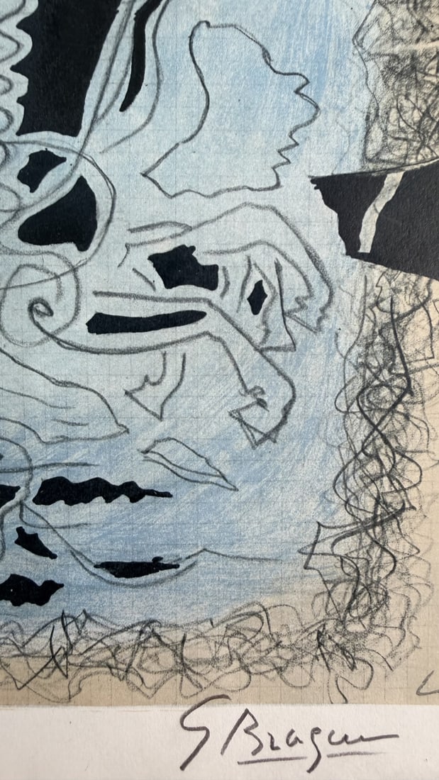 6pc Georges Braque (1882-1963) "Verve" Signed - 17