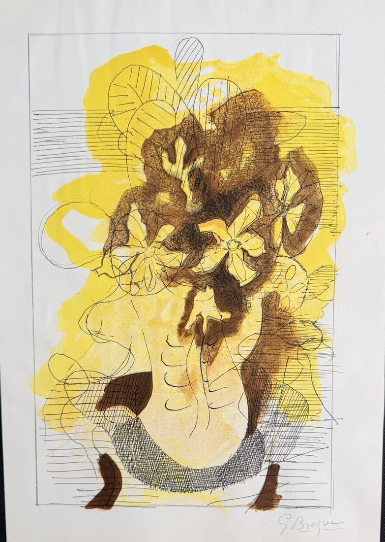 6pc Georges Braque (1882-1963) "Verve" Signed - 18