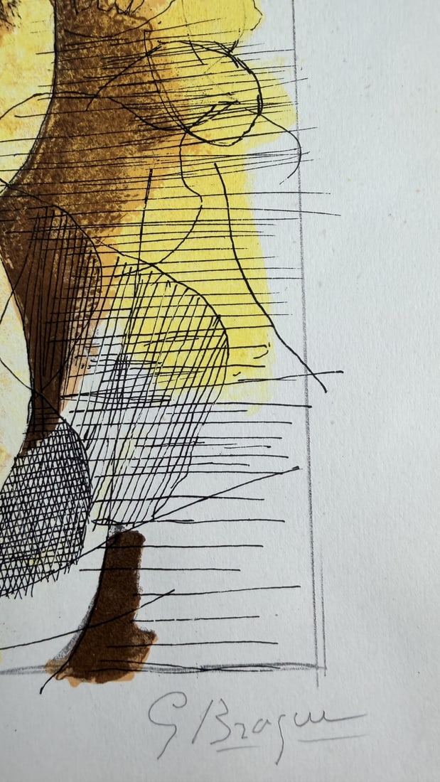 6pc Georges Braque (1882-1963) "Verve" Signed - 19