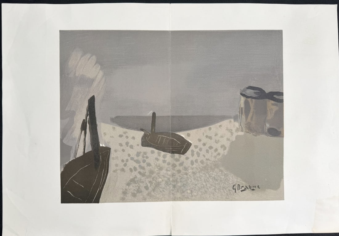 2pc Georges Braque Original Color Lithographs - 2