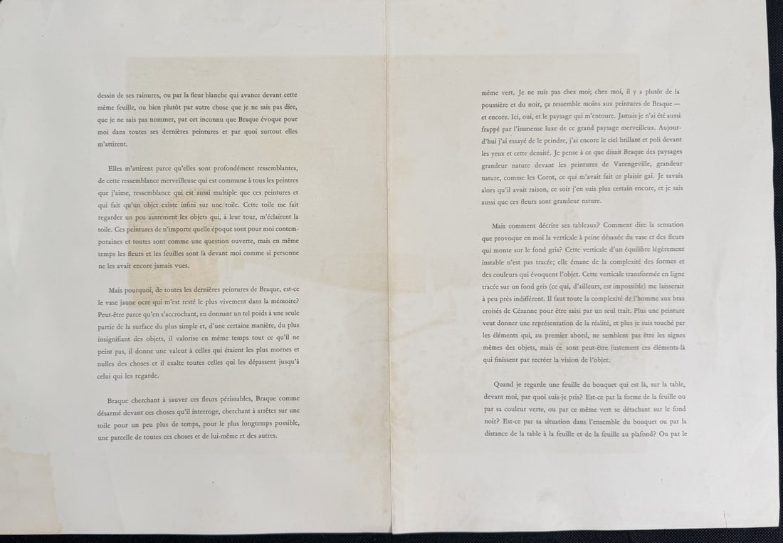 2pc Georges Braque Original Color Lithographs - 4