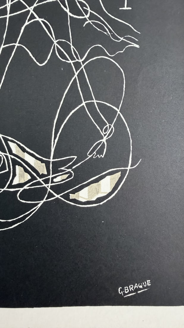 2pc Georges Braque Original Color Lithographs - 7