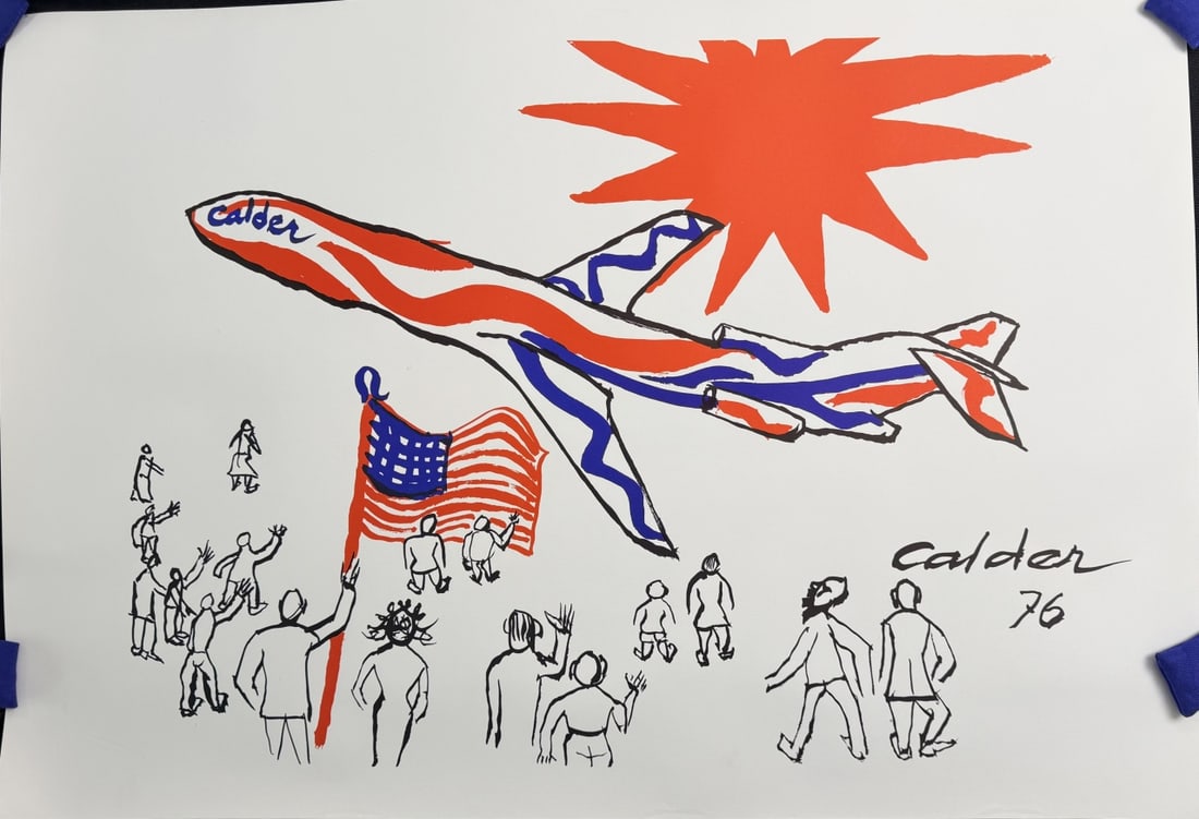 Alexander Calder "Braniff Airlines Flying Colors (1 of 10)