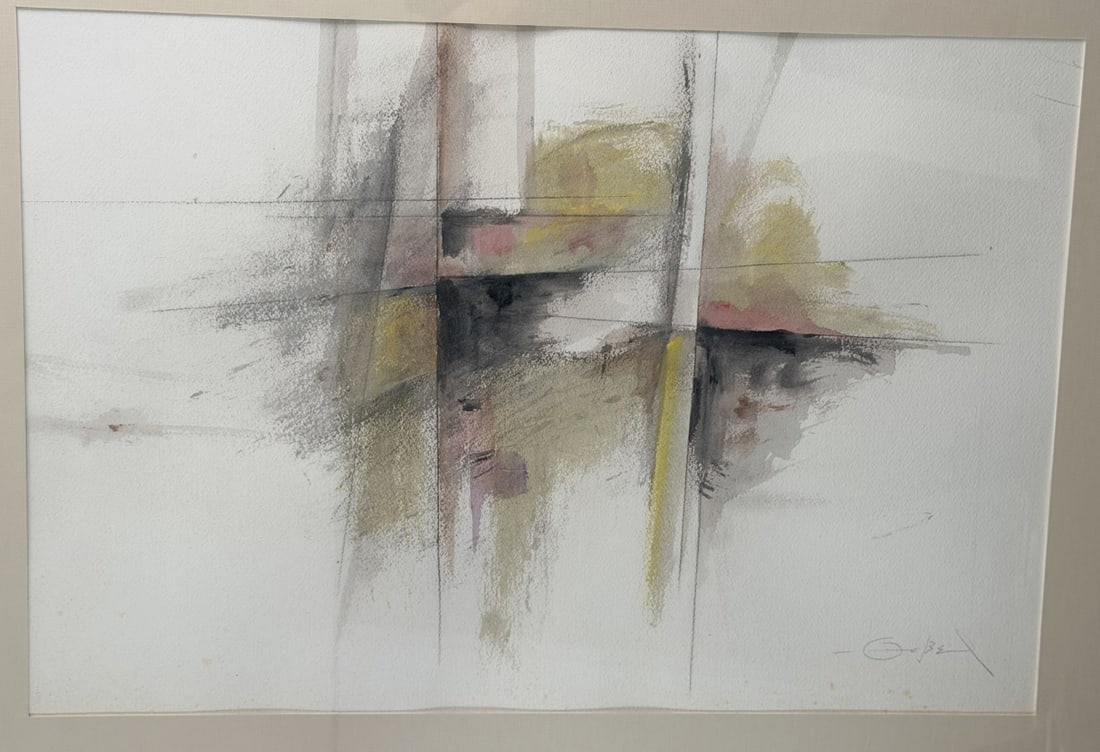 Fernando Zobel (1924-1984) Mixed Media Abstract - 2