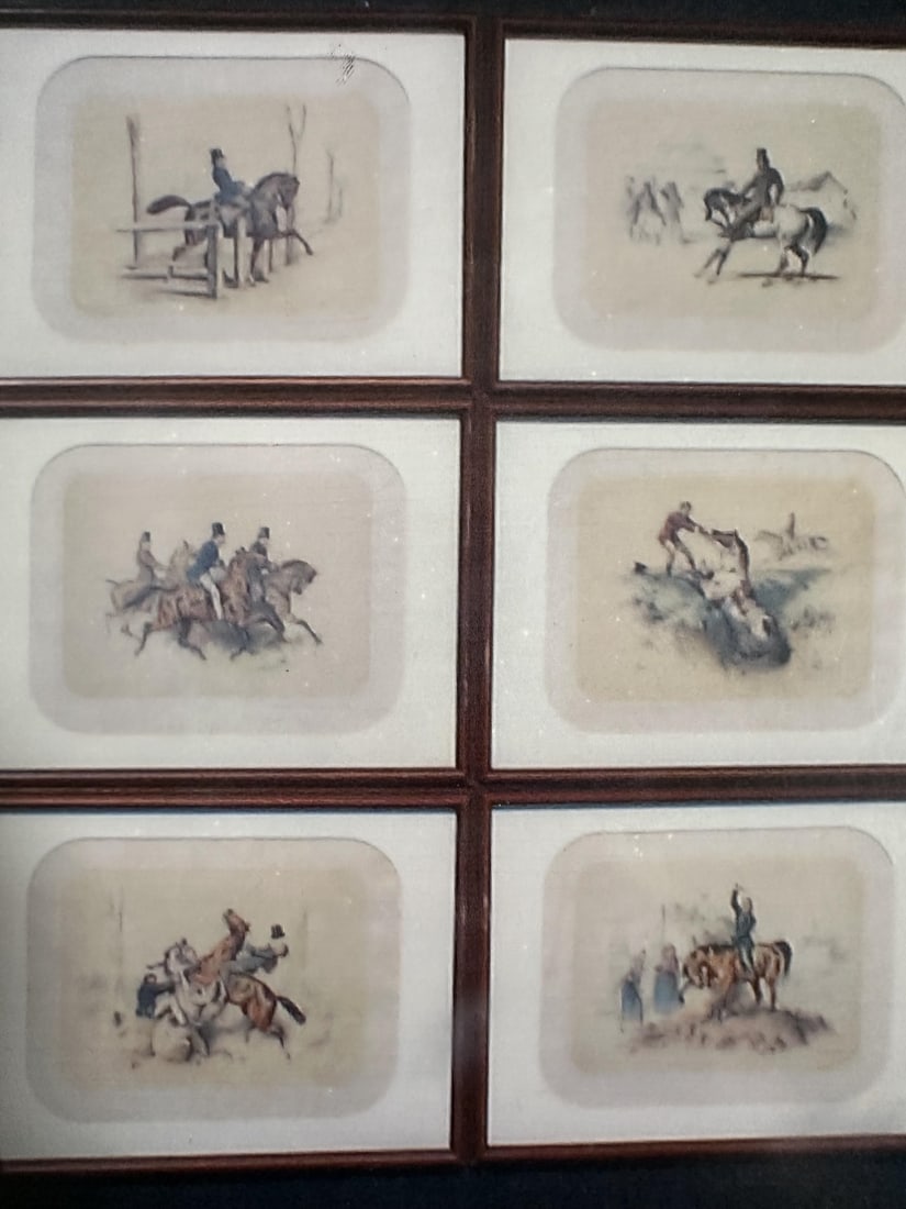 6pc Josef Anton Strassgschwandtner (1826-1881) (1 of 20)