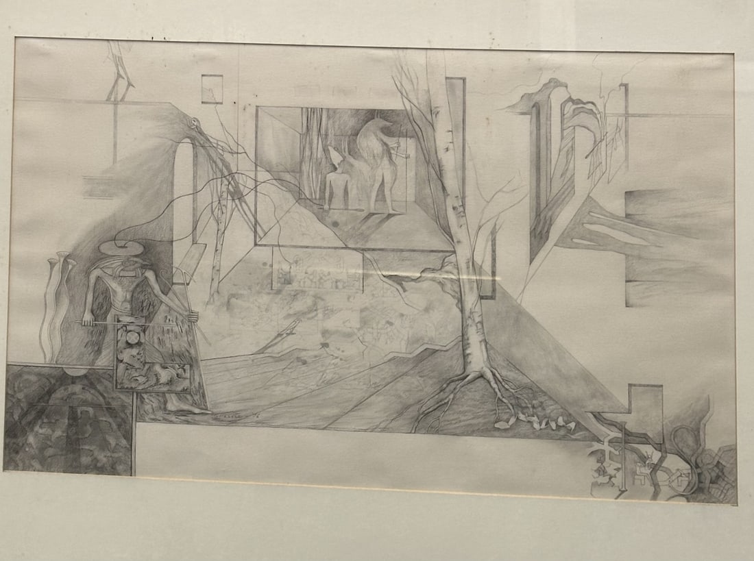 Louise Grassie "Isis Series No 6" Graphite (1 of 14)