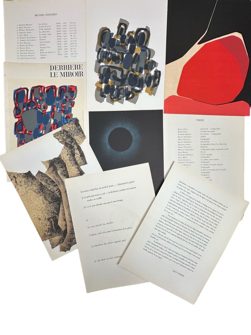 9pc Original Lithographs from Derriere le Miroir (1 of 19)