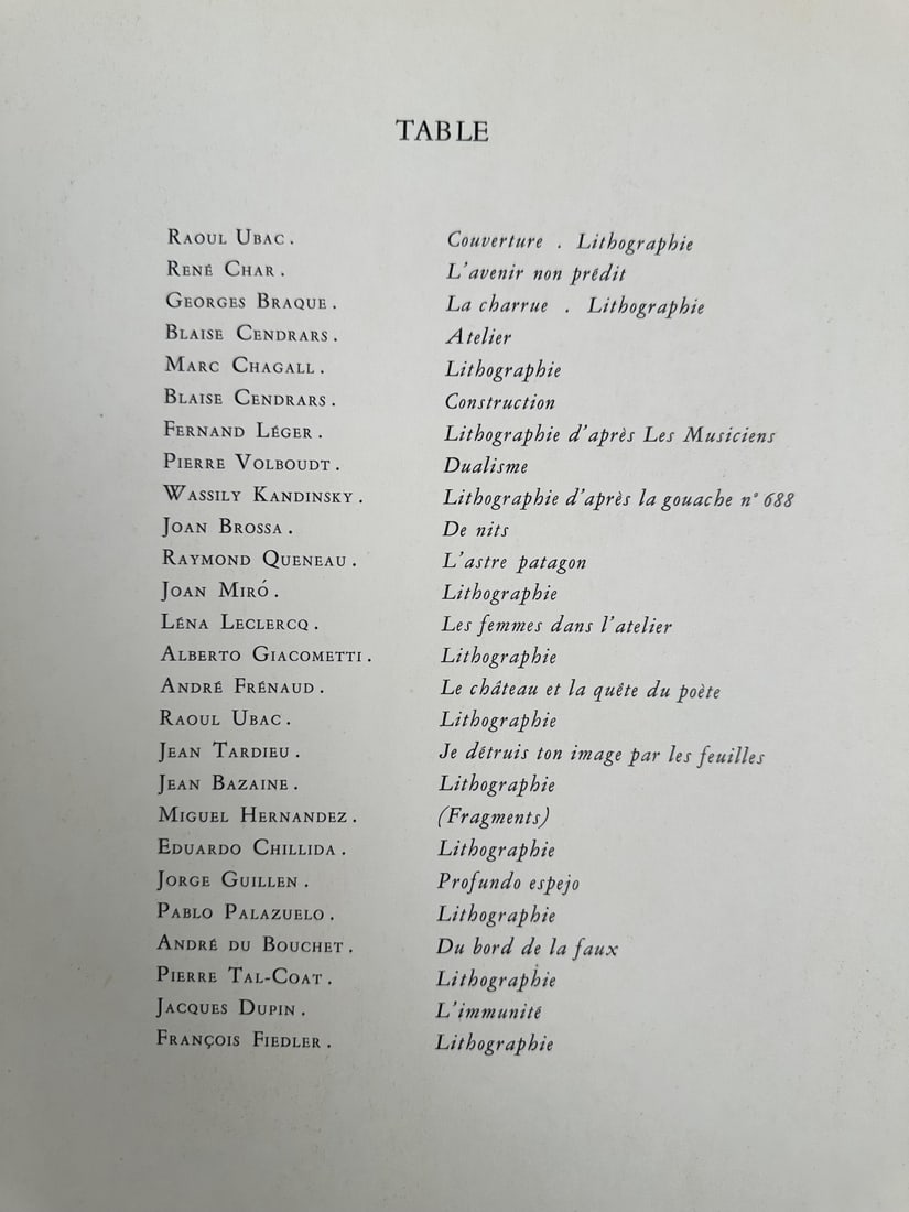 9pc Derriere Le Miroir "Oeuvres Exposees" - 12