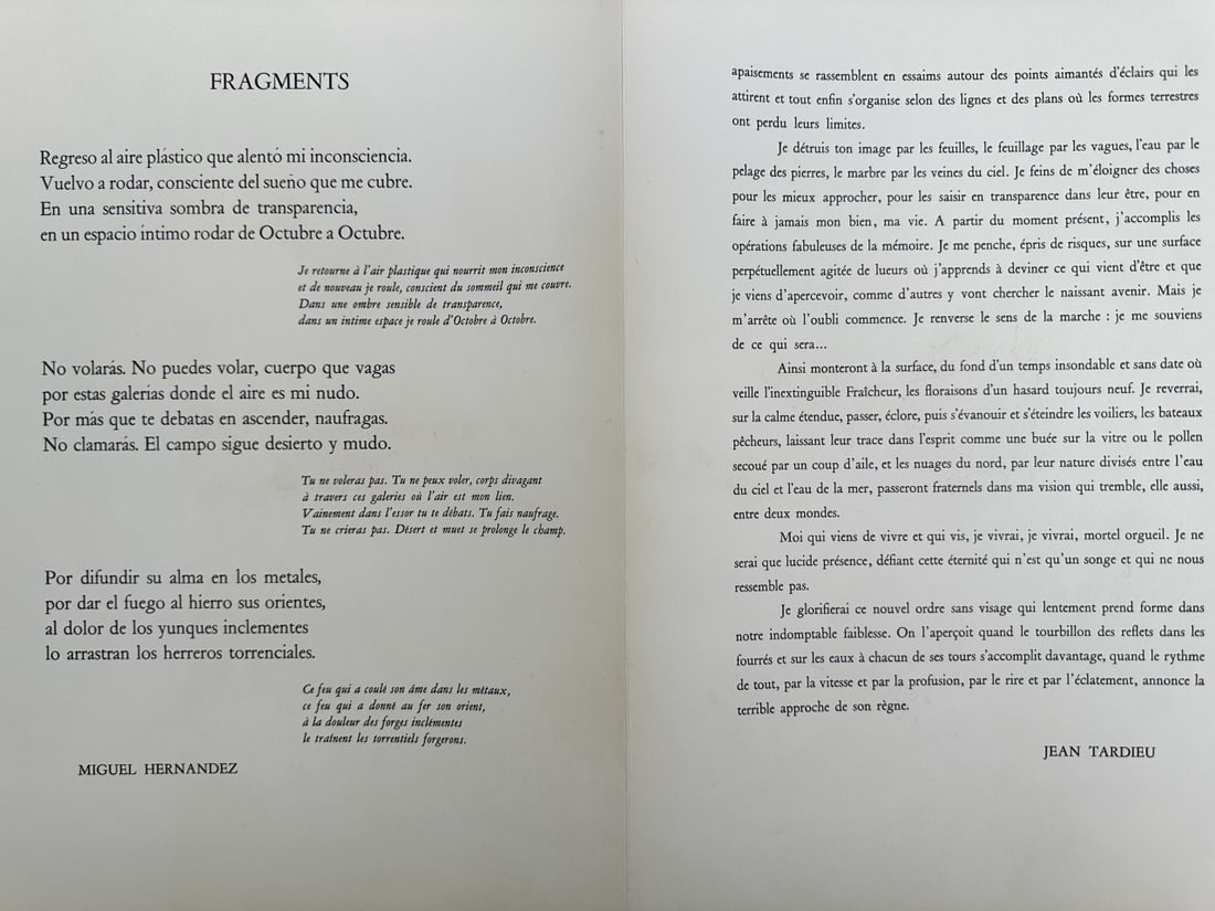 9pc Derriere Le Miroir "Oeuvres Exposees" - 6