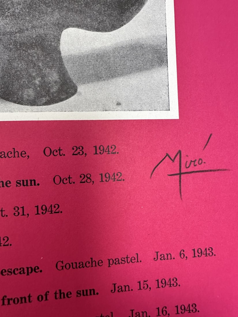 6pc Joan Miro Book Covers & Lithographs - 11