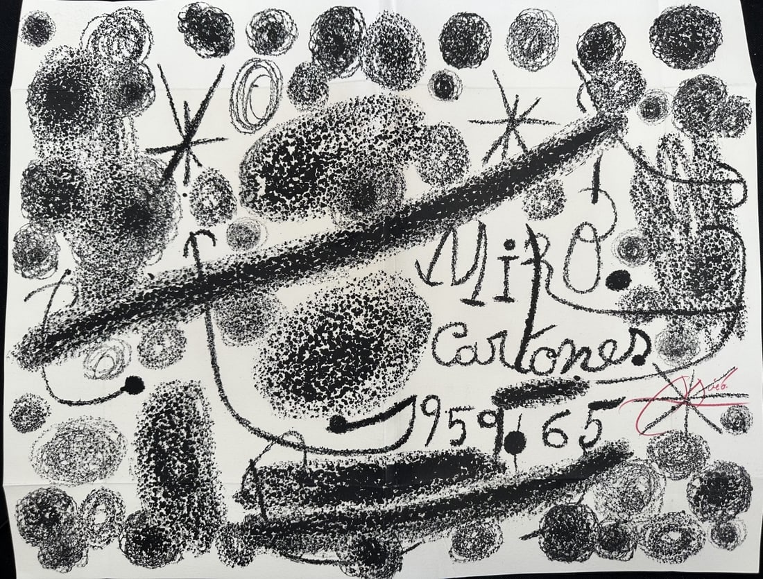 6pc Joan Miro Book Covers & Lithographs - 12