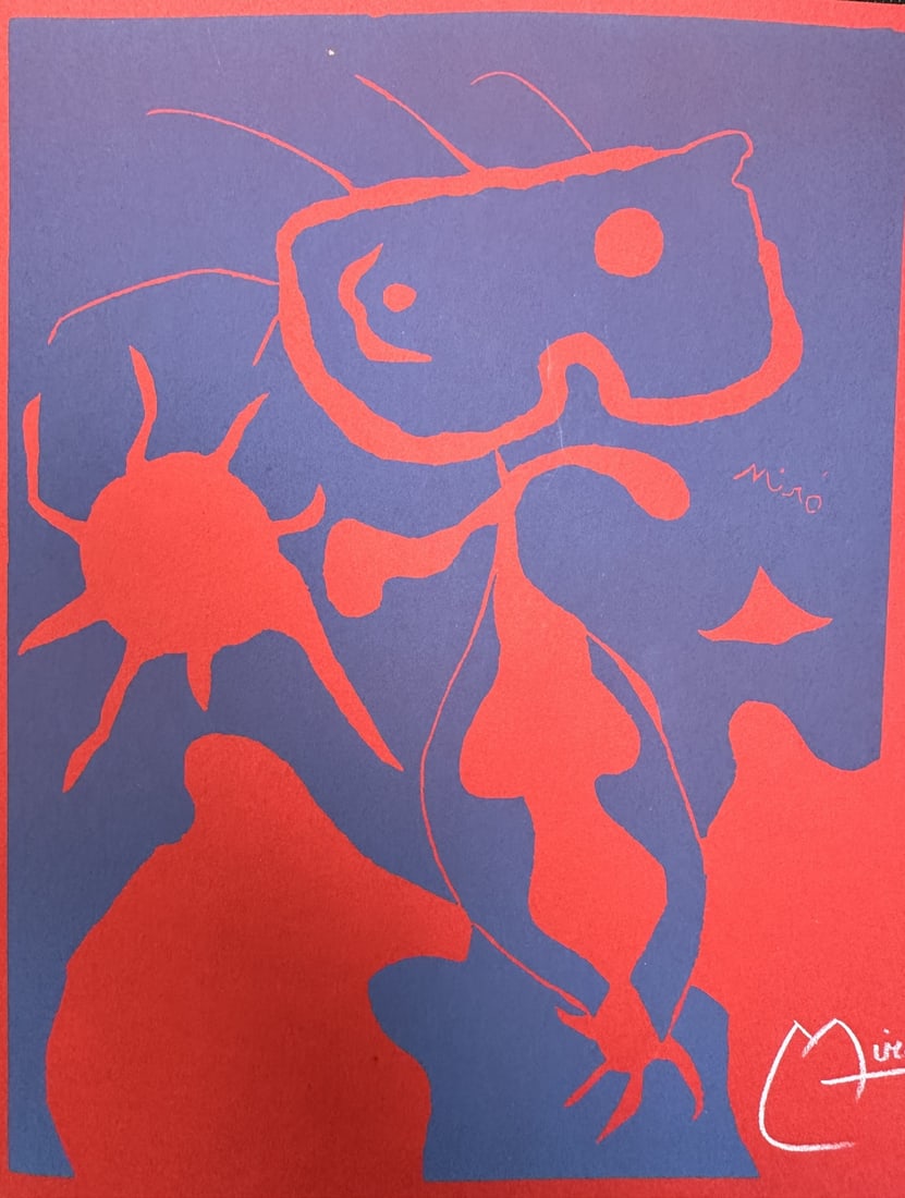 6pc Joan Miro Book Covers & Lithographs - 5