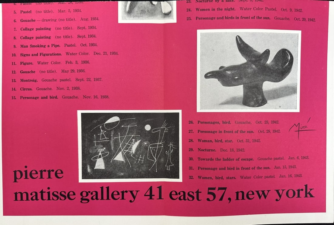 6pc Joan Miro Book Covers & Lithographs - 9