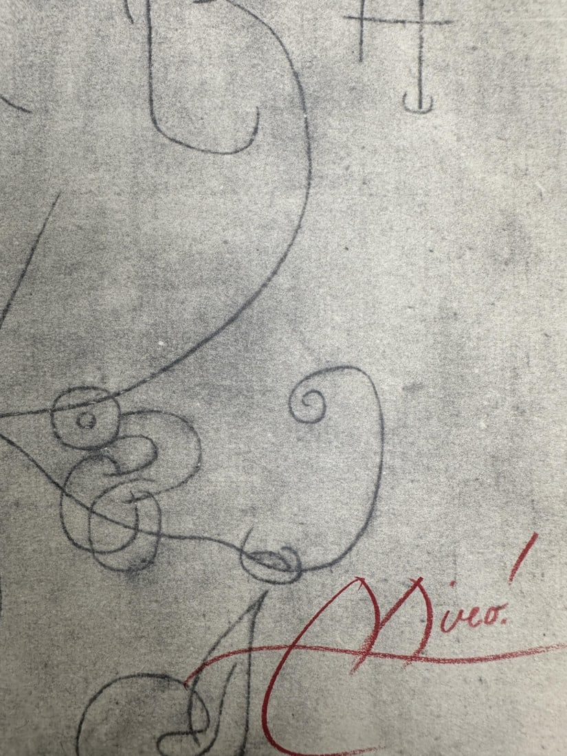 4pc Joan Miro Lithos from Oiseau Solaire - 10