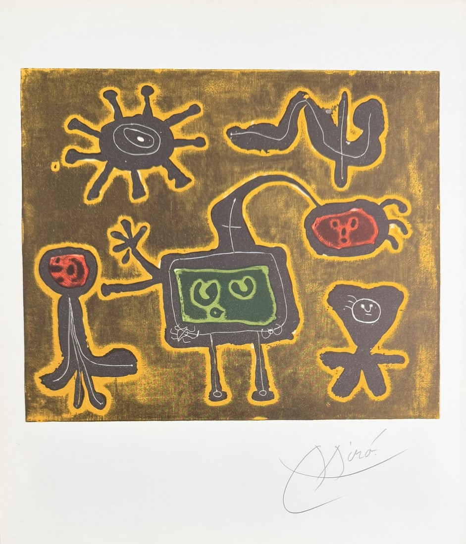 4pc Joan Miro "His Graphie Work" Original Lithos - 2