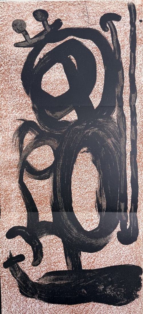 Joan Miro Original Color Lithograph "Graphismes" (1 of 7)