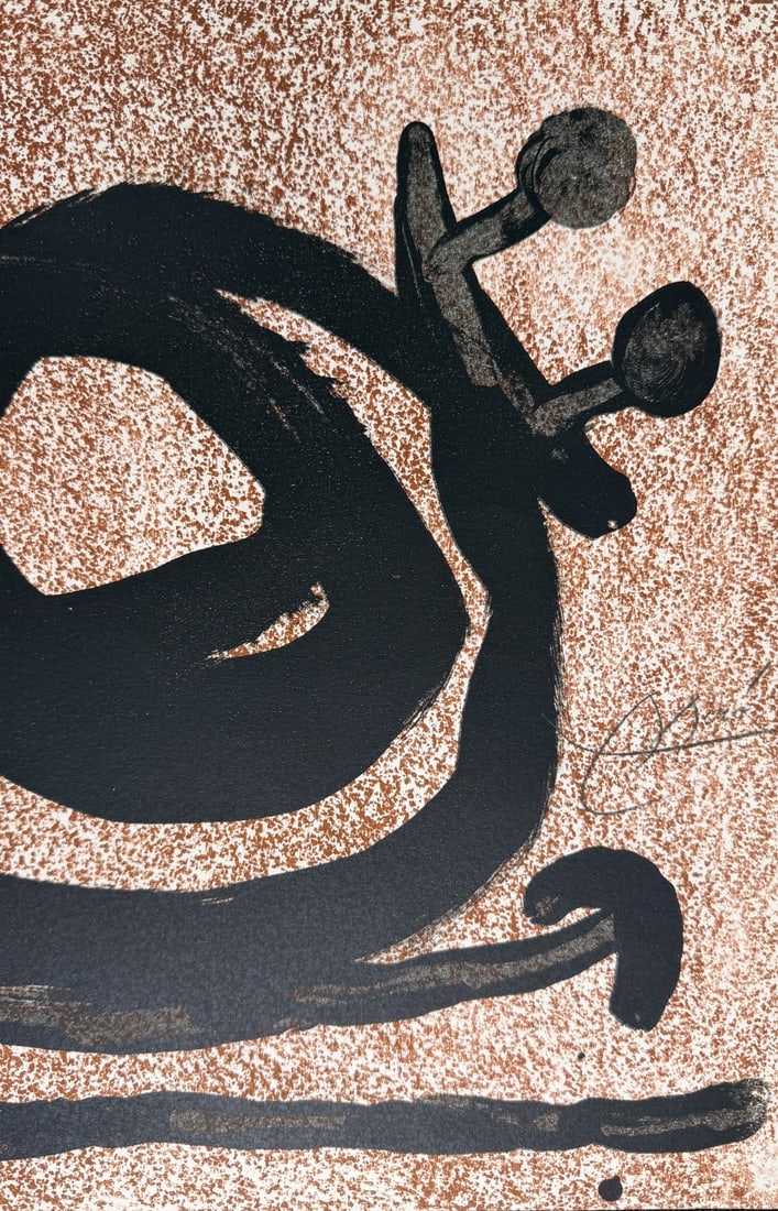 Joan Miro Original Color Lithograph "Graphismes" - 3