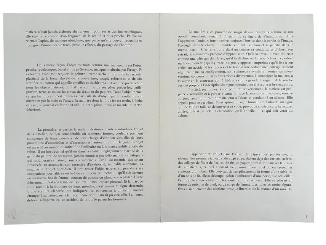 2pc Antoni Tapies Lithographs Signed - 4