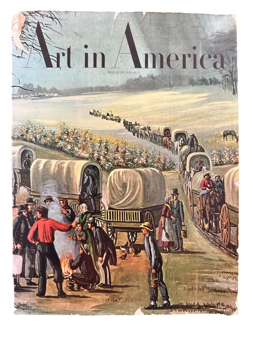Art in America May/June 1970: Art in America Magazine dated May/June 1970. See index image for information inside including Calder, Miro, Dubuffet Nevelson and more. Very good condition. Measures 9" x 12".