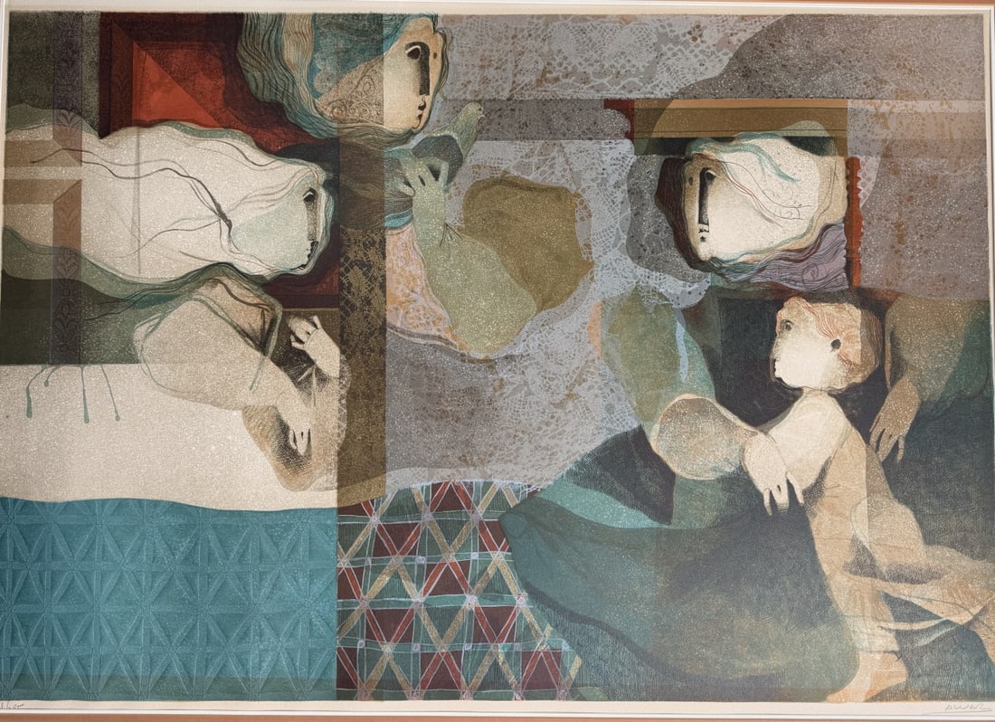 Alvar Sunol (1935) "Maternite" Orig Color Litho (1 of 8)