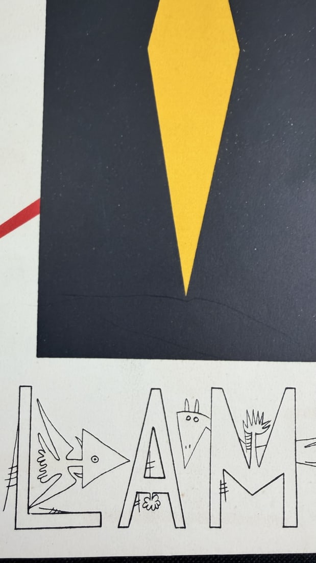 Wilfredo Lam "D.L.M." Original Color Lithograph - 6