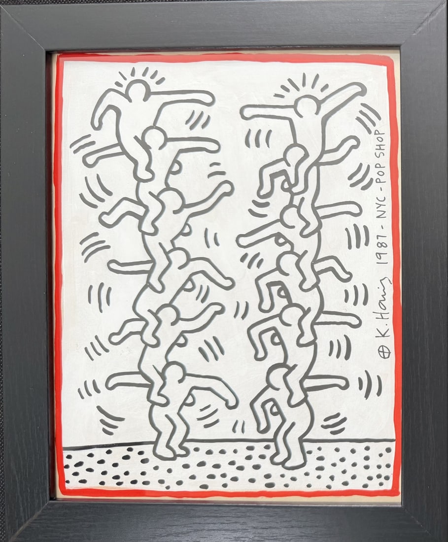Keith Haring "Untitled" (Human Ladder) 1987 - 2