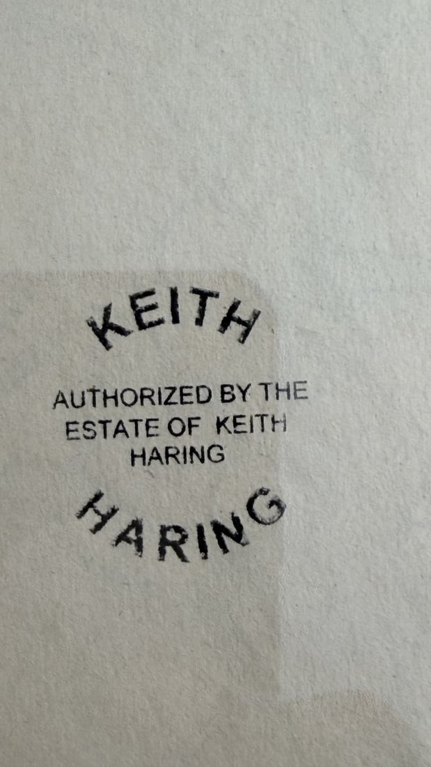 Keith Haring "Untitled" (Human Ladder) 1987 - 9