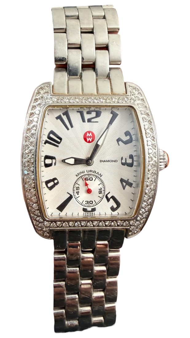 Michele Women's Deco Mid Stainless Steel Watch (1 of 9)
