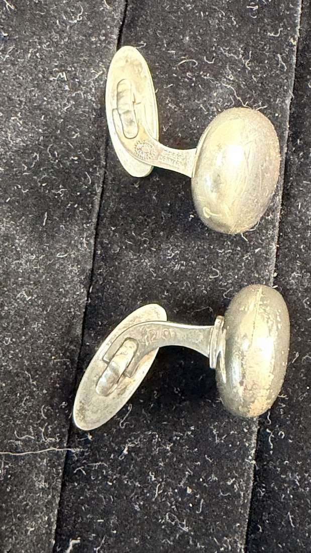 Pr Georg Jensen Sterling Silver Cufflinks - 2