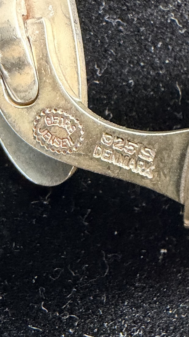 Pr Georg Jensen Sterling Silver Cufflinks - 3