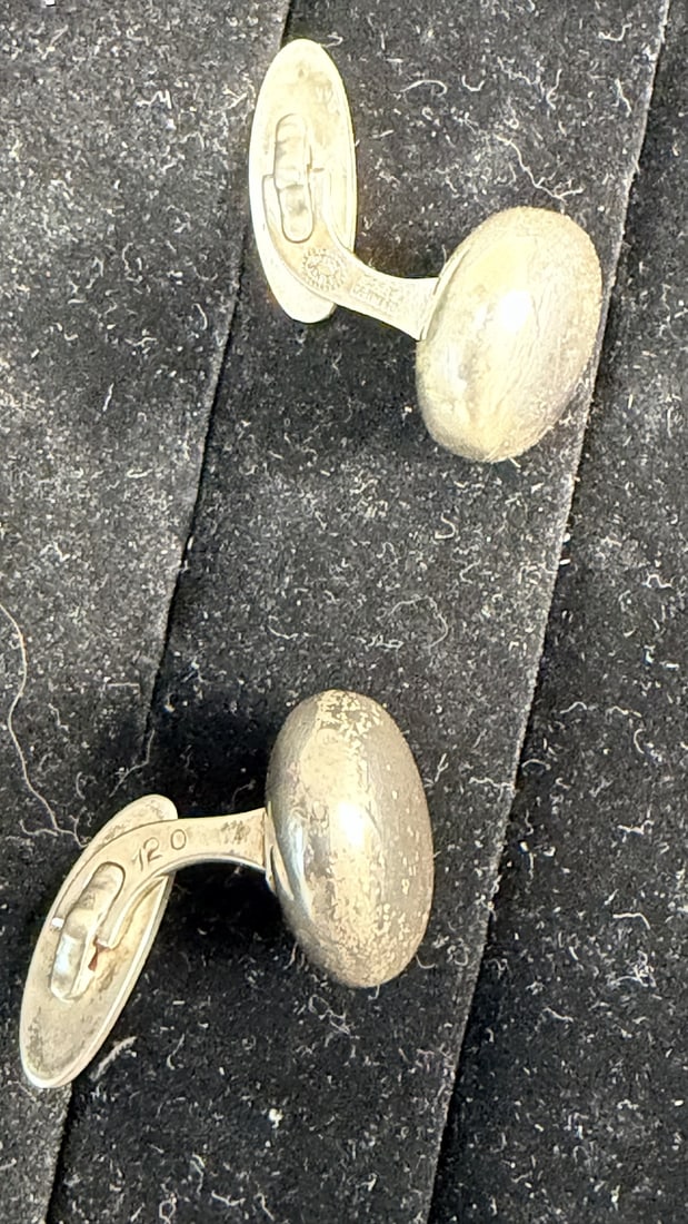 Pr Georg Jensen Sterling Silver Cufflinks - 4