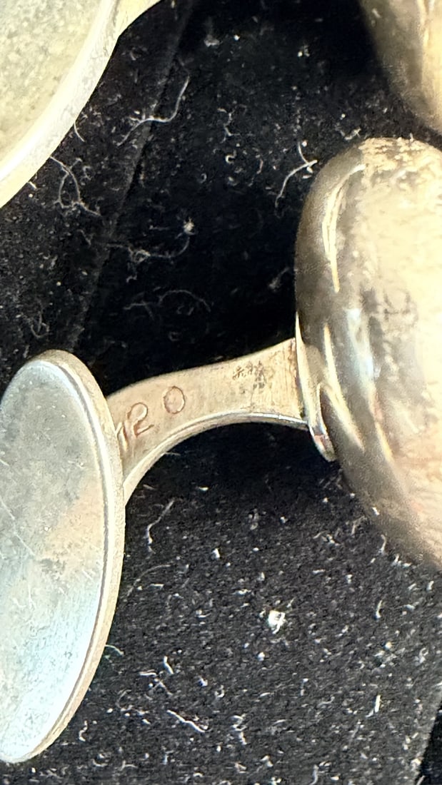 Pr Georg Jensen Sterling Silver Cufflinks - 8