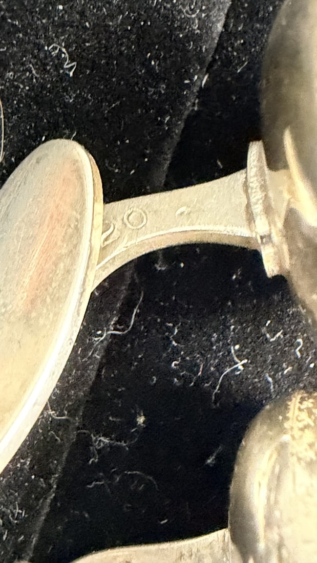 Pr Georg Jensen Sterling Silver Cufflinks - 9