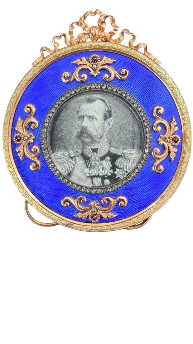 Faberge Gold, Diamond and Royal Blue Guilloche (1 of 18)