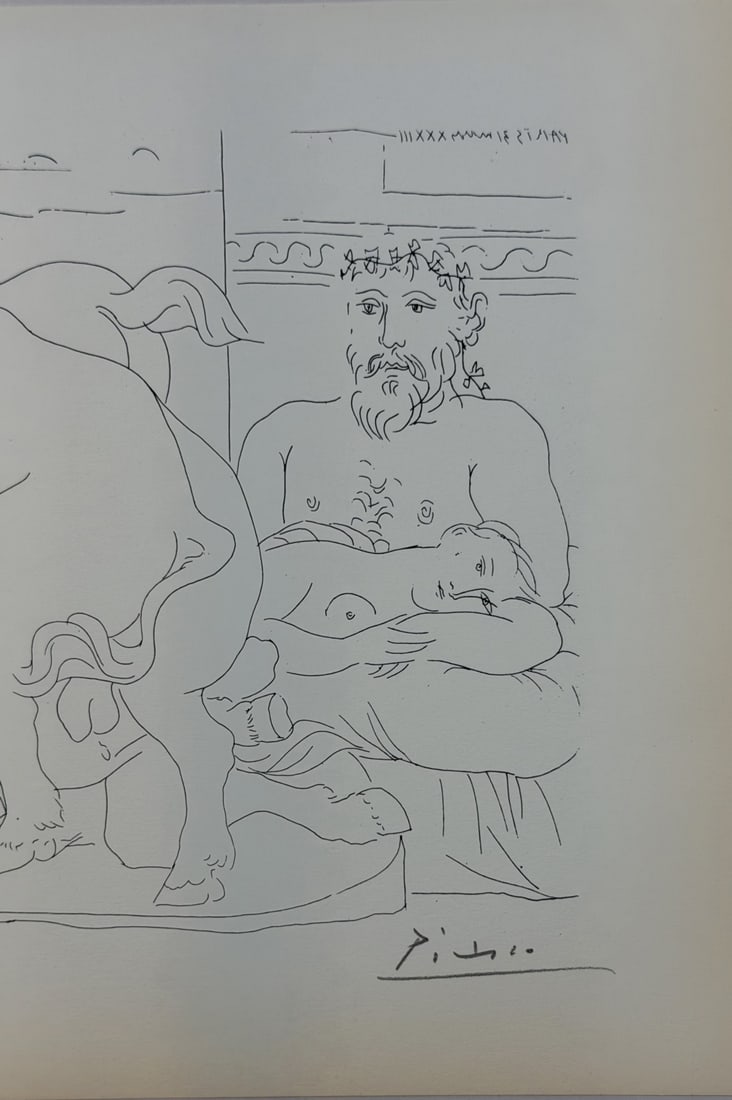 Pablo Picasso "Suite Vollard" Plate Hatje E - 3