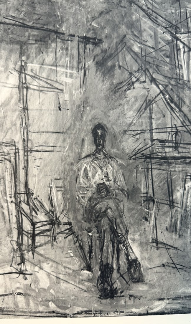 2pc Alberto Giacometti Original Lithographs - 4