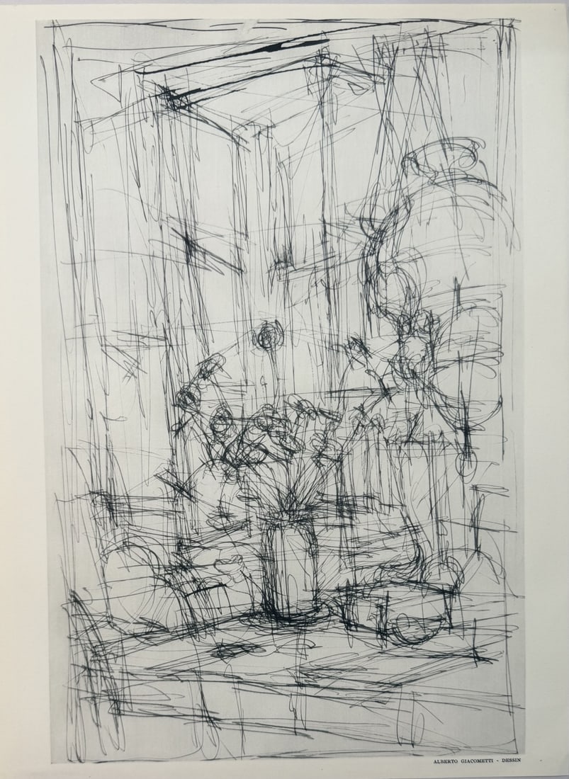 2pc Alberto Giacometti Original Lithographs - 5