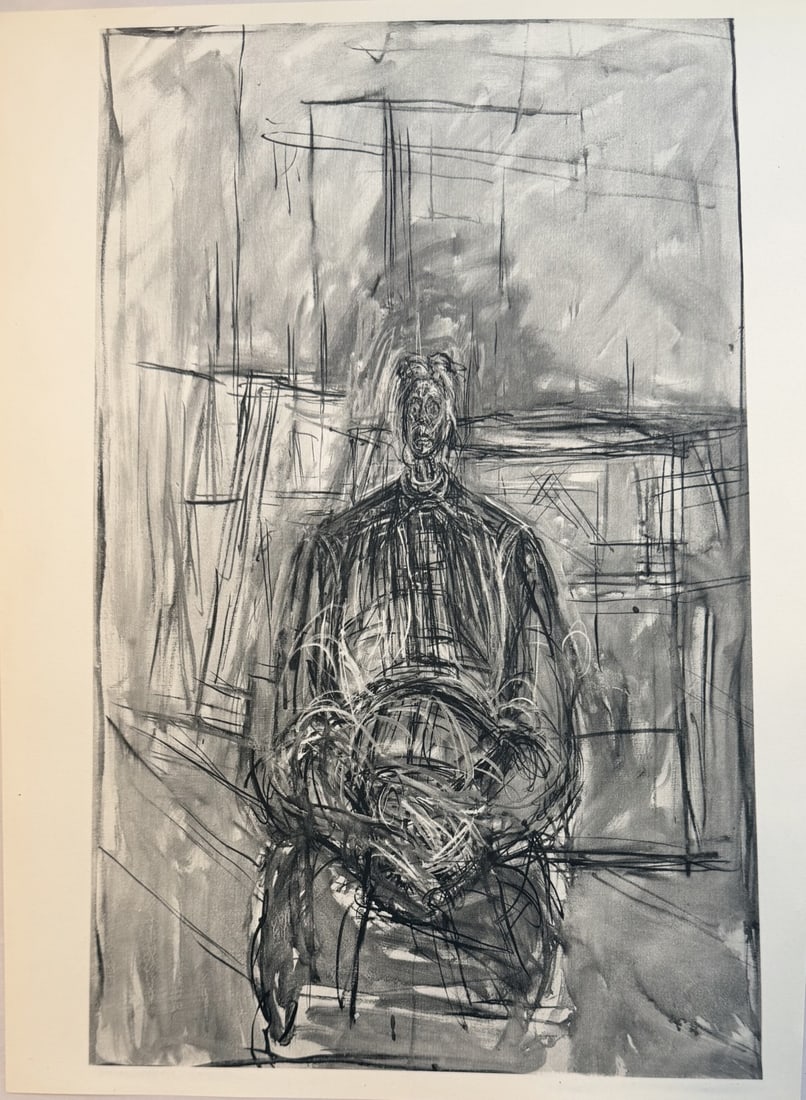 2pc Alberto Giacometti Original Lithographs - 7