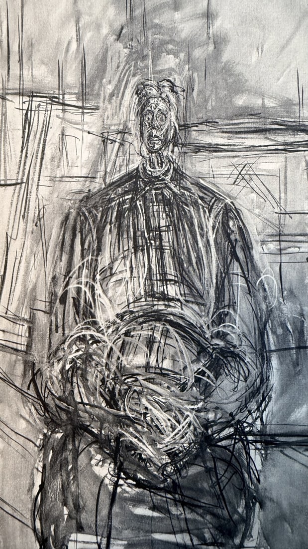 2pc Alberto Giacometti Original Lithographs - 8