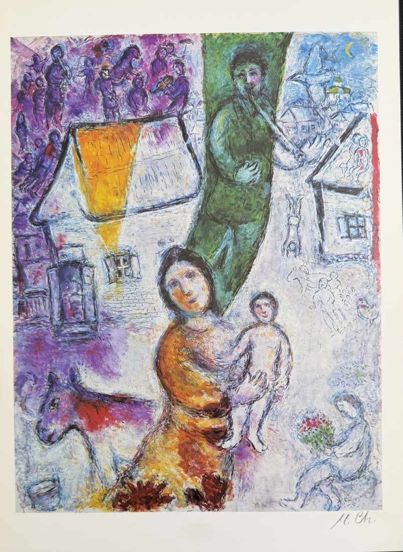 6pc Marc Chagall "Derriere Le Miroir" 1981 - 4