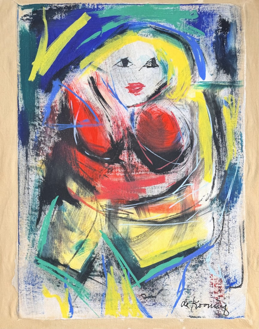 After Willem de Kooning "Marilyn Monroe" Mixed - 3