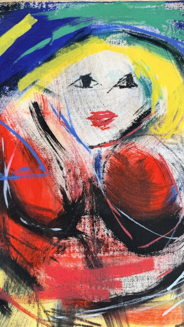 After Willem de Kooning "Marilyn Monroe" Mixed - 5