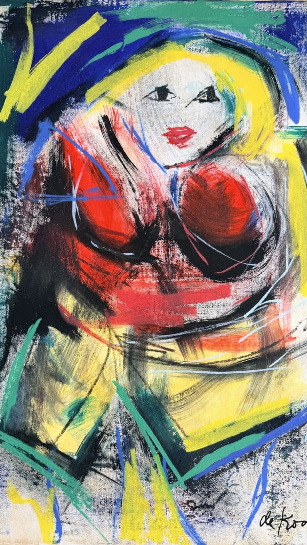 After Willem de Kooning "Marilyn Monroe" Mixed - 7