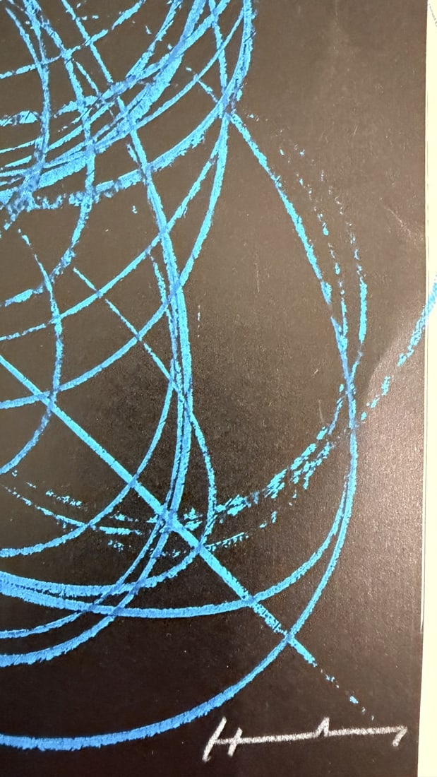 Hans Hartung Double Lithograph Composition - 4