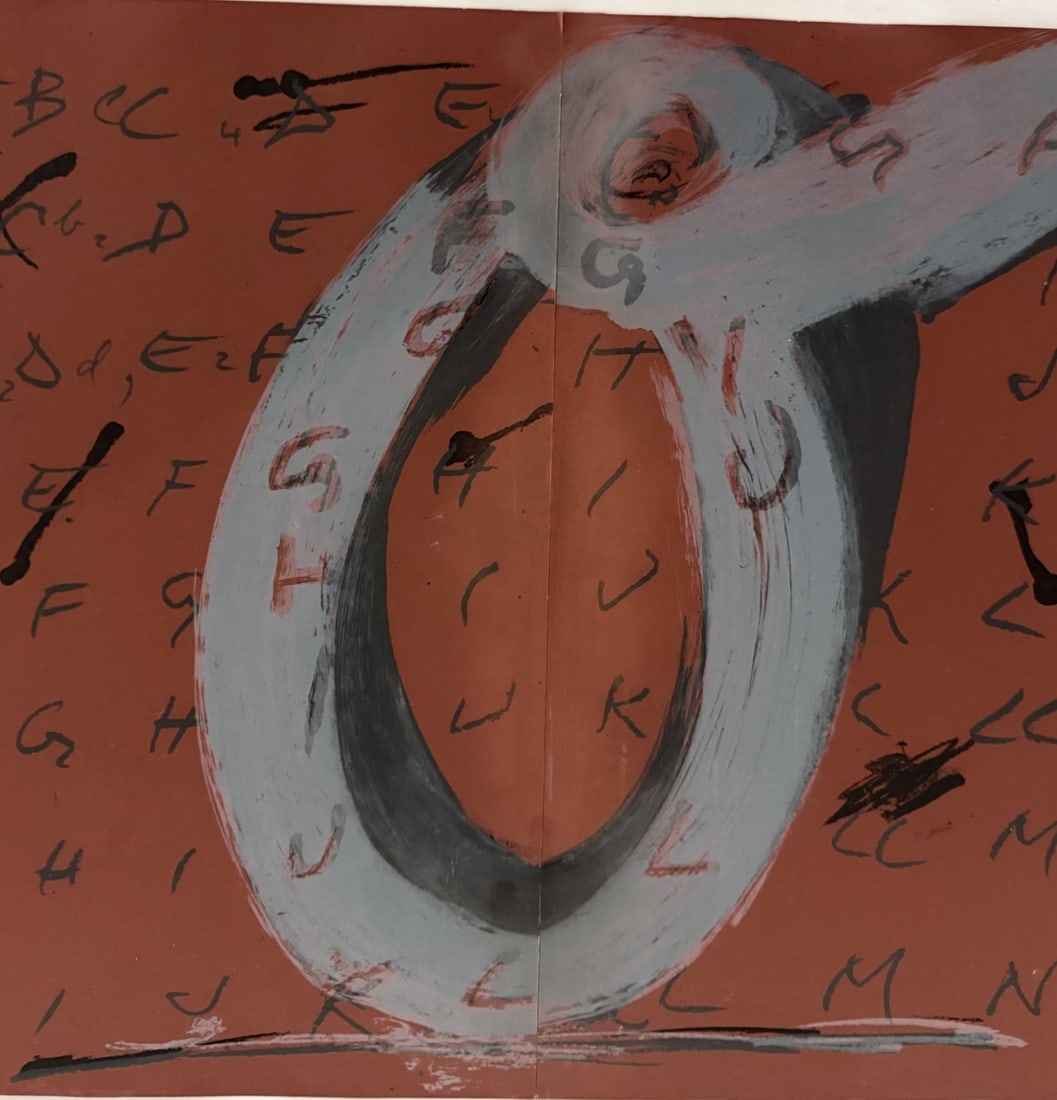 Antoni Tapies Original Color Lithograph Signed - 3